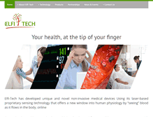 Tablet Screenshot of elfi-tech.com